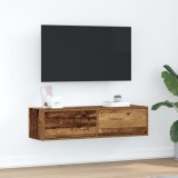 vidaXL Dulap TV, lemn vechi, 100x31x25,5 cm, lemn prelucrat