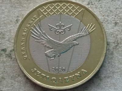 KAZAKHSTAN-100 TENGE 2020 (Vultur) foto