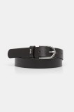 HUGO curea de piele culoarea negru, 50486616