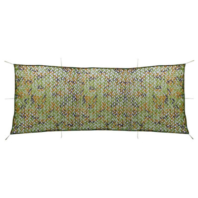 vidaXL Plasă de camuflaj cu geantă de depozitare, verde, 1,5x5 m foto