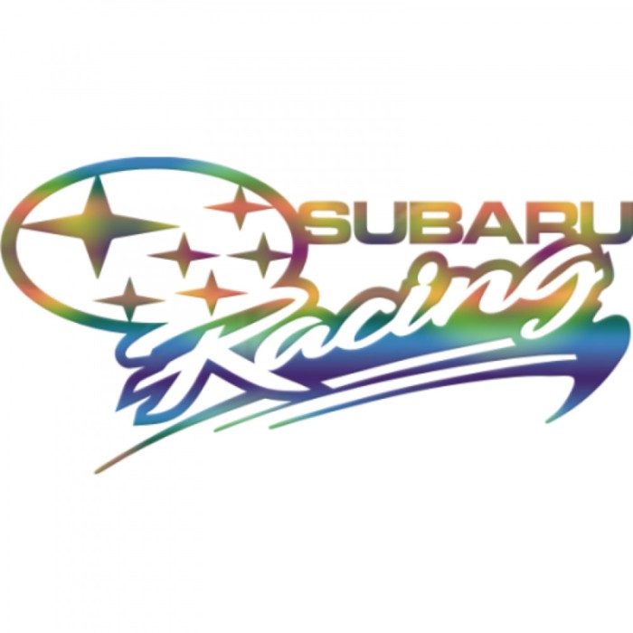 Sticker Subaru Racing , Autocolant Sport pentru Fanii Subaru si Tuning Auto