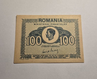 100 lei 1945 UNC foto