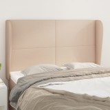 Gossi tablie pat cu aripioare cappuccino 147x23x118/128 cm piele eco