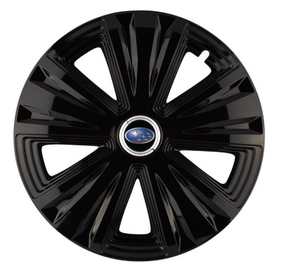 Set 4 capace roti Glory negru R15 pentru gama auto Subaru foto