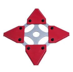 Disc motocoasa cu 4 cutite (zimtate) foto