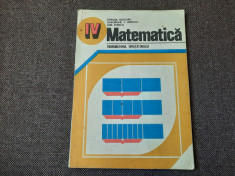 MATEMATICA CLASA A IV INDRUMATORUL INVATATORULUI PETRUTA GAZDARU RF22/4 foto