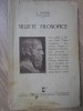 Siluete Filosofice - Z. Sandu (Nicolae Regman) 1938, Editura Ziarului Universul Bucuresti, Filosofie, Carte veche, Romana