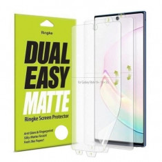 Folie Samsung Galaxy Note 10 (Note 10 5G) - Ringke Dual Easy Full Cover Matte Invisibile foto