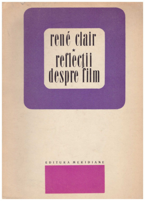 Rene Clair - Reflectii despre film - 130405