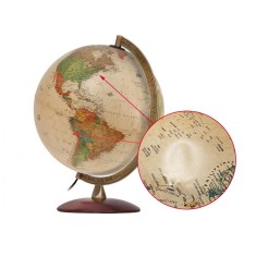 Glob pamantesc iluminat Antiquus, cartografie politica, 30 cm, RESIGILAT