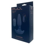 Vibrator Anal Dreamtoys Pulz Phoebe Albastru cu Miscare Sus-Jos, Telecomanda, Silicon+ABS, Diametru 3.8cm, Lungime 14.5cm, IPX7
