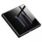 Intrerupator modern, design clape pian, 220V, 10A, 2 clapete pian, UE standard, Intrerupatoar de perete, negru