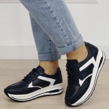 Cumpara ieftin Sneakers bleumarin din piele naturala 5091 M6