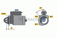 Starter FIAT DUCATO platou / sasiu (244) (2002 - 2016) BOSCH 0 986 013 240