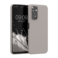 Husa Kwmobile pentru Xiaomi Redmi Note 11/Redmi Note 11s, Silicon, Gri, 57368.43