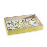 Cumpara ieftin Tava decor Lamai lemn multicolor 35 x 25 x 4,5 H