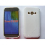 Husa Silicon S-Line Albă pentru Samsung Galaxy Xcover 3 G388 - Protecție Premium