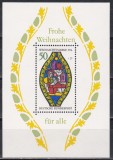 Germania 1976 - Timbre de Crăciun, Colita, MNH, Nestampilat