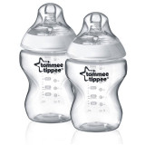 Tommee Tippee Closer To Nature Anti-colic Set biberon pentru sugari Slow Flow 0m+ 2x260 ml