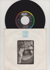 Tina Turner - The best (1989, Capitol), disc vinil single 7&amp;#039;&amp;#039; foto