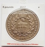 1852 Marea Britanie UK Anglia 5 Pounds 2017 House of Windsor km 1463, Europa