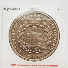 1852 Marea Britanie UK Anglia 5 Pounds 2017 House of Windsor km 1463