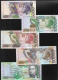 Set Sao Tome e Principe 5000 + 10000 + 20000 + 50000 + 100000 dobras unc, Africa