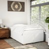 VidaXL Cadru de pat fără saltea alb 120x190 cm piele artificială 3284549