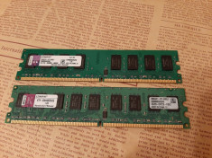 Kit memorii RAM Pc 4Gb DDR2 800Mhz (2x2Gb) Kingston Dual foto