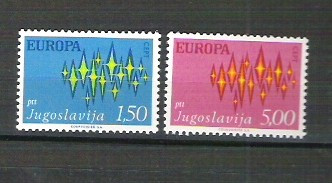 Yugoslavia 1972 Europa CEPT, MNH AC.134