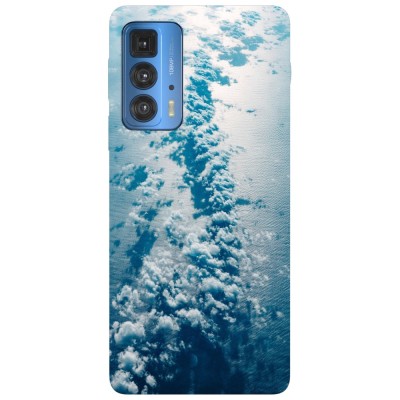 Husa compatibila cu Motorola G51 model Over the clouds, Silicon, TPU, Viceversa foto
