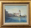 Th.Vescu (n.1958)- Franța/Collioure, Marine, Ulei, Realism, ART