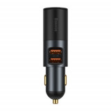 INCARCATOR auto Baseus Share Together, 2 x USB Output 5V/3A, 1 x bricheta auto,