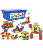 Set 147 blocuri de constructie creative pentru copii, multicolor, KIK