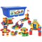 Set 147 blocuri de constructie creative pentru copii, multicolor