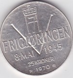 Norvegia 25 kroner 1970