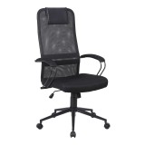 Scaun de birou Lord I Negru 64x61x116-126 cm