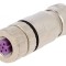 Mufă M12 5 PIN Profibus IP67 60V Dreptă