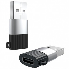 Adaptor OTG USB Type-C la USB XO Design NB149-E, Negru