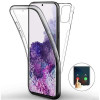 Husa Samsung Galaxy A52/A52S, Fata-Spate ultra slim, Silicon, acoperire completa, Transparent