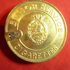 Capac metalic de la Cutie de Tigari interbelice Senior Service Cigarette