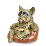 Buldog la soare-statueta din rasini SP-52, Animale