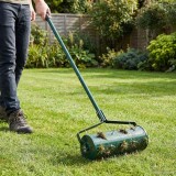 vidaXL Rola de gazon trasă cu cleme pentru aerator Verde 128 x 38 cm 42032345