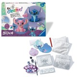 Ravensburger - Be Creative Set maxi de creatie figurine Stitch din ipsos