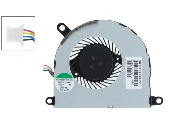 Cooler/FAN laptop HP ProBook 430 G2 430-G2 430G2 435-G2 435G2 450-G2 450G2 Envy Spectre XT 13 XT-13