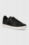 Cumpara ieftin EA7 Emporio Armani sneakers din piele culoarea negru