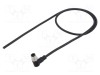 Conector M12 mufă tată &icirc;n unghi aurit 5 PIN AMPHENOL