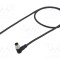 Conector M12 mufă tată &icirc;n unghi aurit 5 PIN AMPHENOL