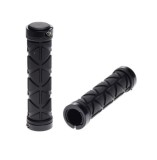 Set 2 mansoane biciclete, lungime 120 mm, culoare negru, fixare colier Cod:AWR2228