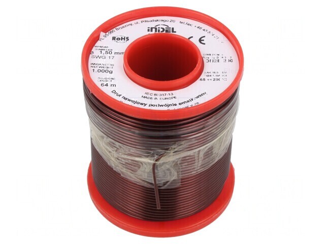 S&acirc;rmă Emailată Dublă 1,5mm 1kg Cu